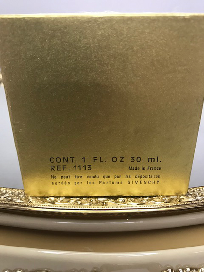 Le de Givenchy pur parfum 30 ml. Extrêmement rare, original 1957. Flacon en cristal. Scellé.